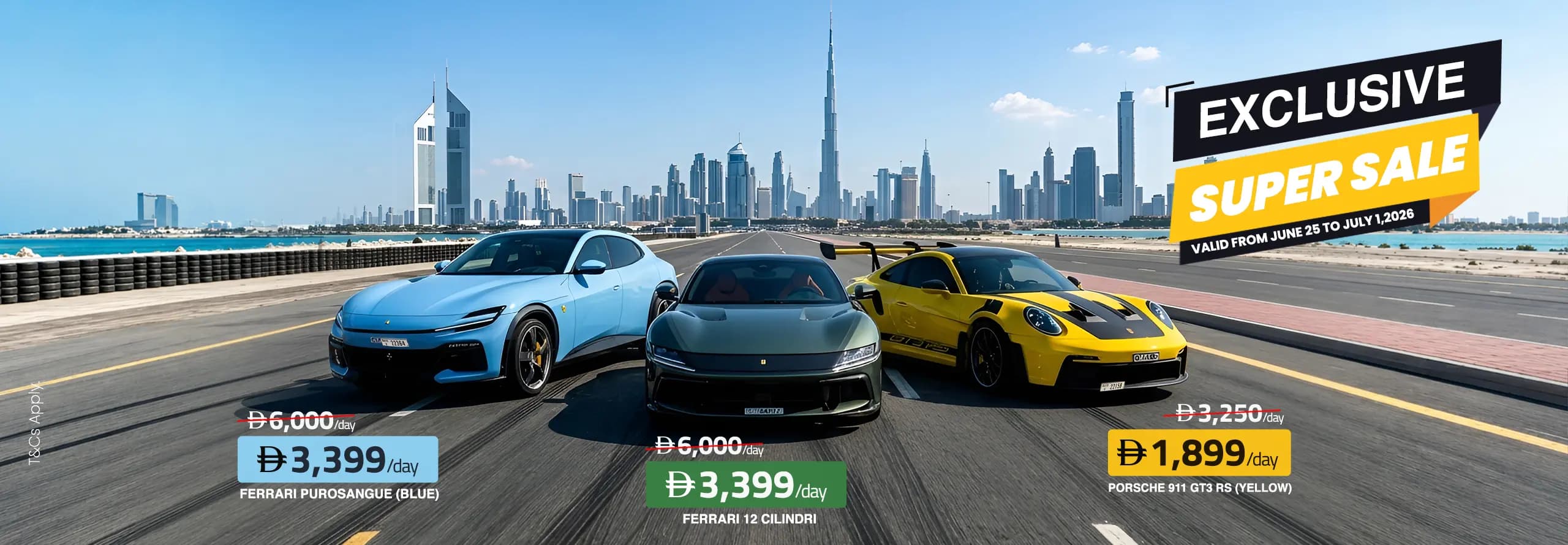 POF Rental Fleet Of Exotic Cars Dubai